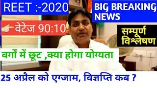 reet latest news/ reet news today/reet today leatest news/reet 2020 news today/reet 2020 news