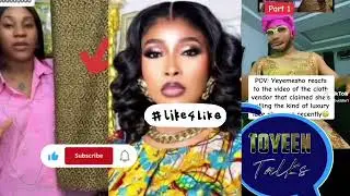 THIS IS ANOTHER VIDEO WHERE YEYEMESHO TALKS ABOUT THE ONLINE VENDOR THAT SELLS HER KIND OF CLOTHS