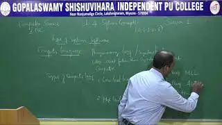 COMPUTER SCIENCE | 1st PUC | CH 04 | SOFTWARE CONCEPTS | S01