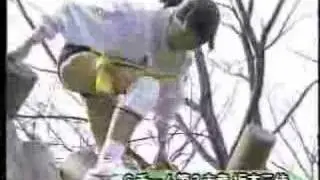 ブルマでアスレチック