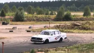 driftdays drifting RAW at hultsfred drifttrack dag 1 del 1