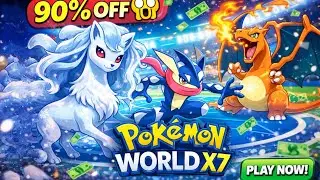 Pok&eacute;mon World | Официальный геймплей X7 (скидка 90%) | MMORPG в стиле Pok&eacute;mon