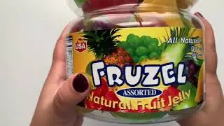 Fruzel Natural Fruit Jelly Snack Opening |ASmr