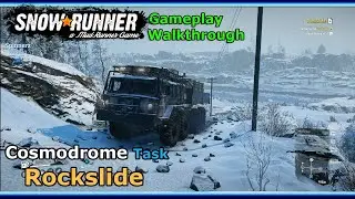 SnowRunner - Rockslide | Cosmodrome Amur Russian Federation Task