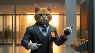 Office Manager Cat 🐱🏢 | A Wholesome Short Story