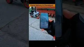 Parcel Delivery In Chandigarh #swiggy #parcel #deliverypartner  #shorts #chandigarh #bikevlog