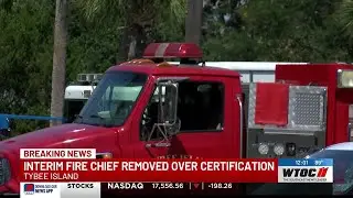 Tybee interim fire chief removed from position; department at risk of losing certification