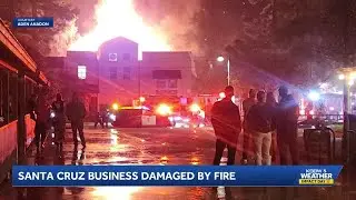 Santa Cruz business damaged by New Year's Eve fire