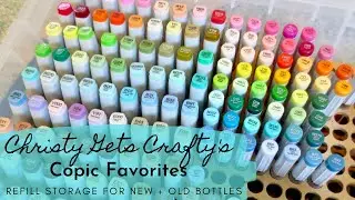 Christy Gets Crafty's Copic Favorites | Storage Solution for New and Old Style Various Ink Refills