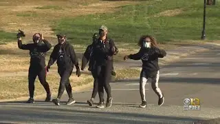 Local Fitness Trainer Leads 'Corona Walks' Around Baltimore During Pandemic