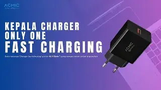 Review Kepala Charger ACMIC CQC01 USB 18W Fast Charging Adaptor
