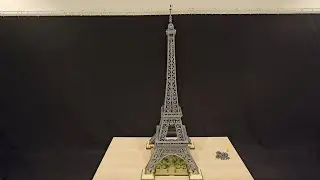 Eiffel Tower Lego set 10307 time lapse