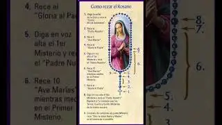 ❤️✨Como rezar El Rosario #amor #feymilagros #frases #canaloraciones #oracion #fe #paz #reflexion