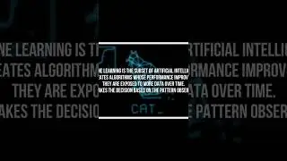 Machine Learning Definition