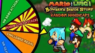 Can I beat Bowser's Inside Story with Random Handicaps? (ft @AquaticSky)
