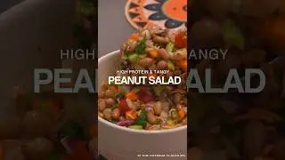 High Protein & Tangy Salad Recipe  | Peanut Chat Recipe | Weight Loss Salad #salads #proteinrecipes