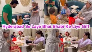 Hyderabad Se Laye Bhai-Bhabi Or Ruhaan Ke Liye Gift 🎁 Ruhaan Bhot Khush | Saba Ka Jahaan Vlog 