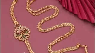 Latest designs gold mop mangalya chain designs|| new collection in 2023|| ✅💐