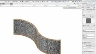 Round Wall Texture Mapping in Vectorworks