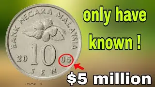 MALAYSIA 10 SEN 2005 WORTH BIG MONEY? | RARE BANK NEGARA COIN PRICE REVEALED
