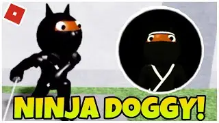 How to get &ldquo;NINJA DOGGY&rdquo; BADGE + NINJA DOGGY SKIN in INFECTEDDEVELOPER&rsquo;S PIGGY ROLEPLAY - ROBLOX