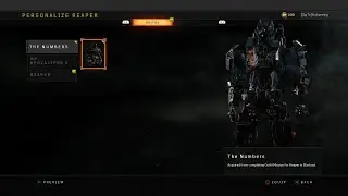 Black Ops 4 New Reaper Numbers Outfit Showcase