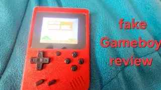 Unboxing and review gameboy plus fake