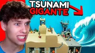 Prisi&oacute;n de LEGO vs Tsunami Gigante