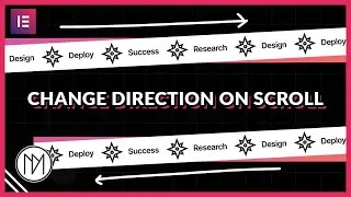 Change Direction On Scroll - Marquee - Elementor and GSAP - Tutorial 2024