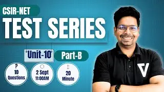 CSIR NET 2022 | Life Science | Unit 10 Part B | Free Test Series | Unit Wise | eLearnam | CSIR-NET |