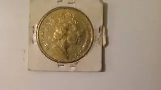 Five dollar Anzac coin from Australia 1990