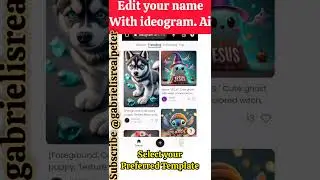How to edit your Name or Brand using ideogram.ai  😳 😱😳#shorts