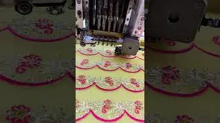 embroidery computer masin work border#embroidery #trending #machine #youtubeshorts #song