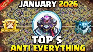 NEW TOP 5 BEST Town Hall 15 (TH15) Base Layout + Copy Link 2025 | TH15 War/Trophy Base | COC TH15 