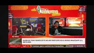 Comunicador Tony Nunes, da Tv Di&aacute;rios e R&aacute;dio Tupi. 