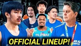 OFFICIAL FINAL 12 LINEUP ng GILAS PILIPINAS nilabas na! May natanggal at may pumalit!