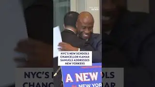 NYC&rsquo;s new Schools Chancellor Kamar Samuels addresses New Norkers