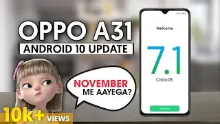 🔴 Oppo A31 ColorOs 7 Update | Oppo A31 Android 10 Update Date | Oppo A31 November Update | Oppo A31