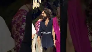 #RamCharan at #AlluSirish & #Nayanika Engagement Ceremony | Gulte