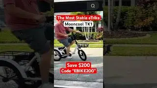 Most Stable eTrike eBike - Mooncool TK1 #ebike