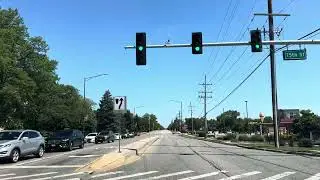 Relaxing drive Darien, IL 4k