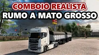Rumo a Mato Grosso com a SCANIA 560 R + Rodocaçamba 9 eixos | Mapa RBR 128 Players AO VIVO