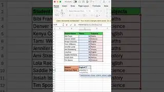 Maximum formula in excel sheet #excel #computer #shorts #funk