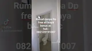 Rumah tanpa DP langsung akad KPR free all biaya cash back puluhan juta  hub : 082139191007