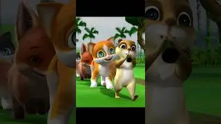 Chemban Kuppayakkara 🦊 Kathu Cartoon Song Manjadi 🎶 Cartoon Short #short #shorts