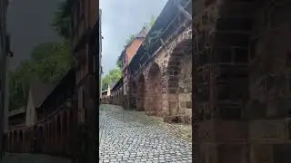 N&uuml;rnberg Burgmauer крепостная стена