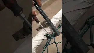 Stainless steel protection net enclosure assembly process