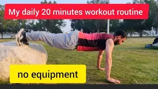 My Daily 20-Minutes workout |NO EQUIPMENT| Full Body Workout ✅
