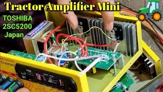 diy tractor amplifier making | mini amplifier making video |12 volt dc amplifier kaise banaye