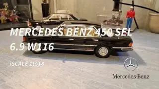 MERCEDES BENZ 450 SEL 6.9, iSCALE 1/18